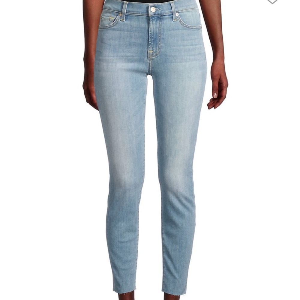 7 for all Mankind Roxanne light wash jeans size 28